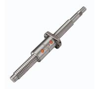 ELILANEY Vis à billes DFU2005 à filetage gauche de qualité C5, avec Double écrou à bille BK15 BF15, usinage d'extrémité, diamètre de 20mm, pas de 5mm voyage sur scène(600mm)