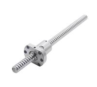 ELILANEY Vis à billes roulées de qualité C7 SFU1204, écrou à bille 1204-3, diamètre de 12mm, pas de 4mm, filetage à droite, tige de vis à mouvement linéaire voyage sur scène(550mm)