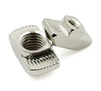 ELILANEY Vis M8 écrou en T for profil en aluminium 4040, norme européenne, fente de Type T, bloc de connecteur de fixation à tête de marteau coulissant, 10 pièces fixation support