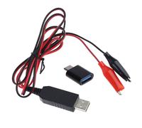 Éliminateur de batterie AA/AAA/C/D Type C USB 5 V à 3 V Câble réducteur convertisseur de tension pour télécommande Lumières LED Type C Adaptateur Remplacement de batteries Source d'alimentation
