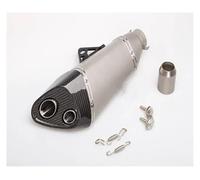 Éliminateur de bruit Tube D’échappement En Fibre De Carbone Course Pour Motocyclette Pour R11(B)