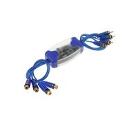 ÉLiminateur de Bruit Universel 4 Canaux RCA Isolateur de Boucle de Masse Filtres de Bruit pour Autoradio SystèMe StéRéO Domestique