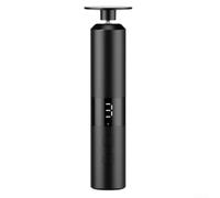 Éliminateur de callosités à double tête en plastique pour pieds et mains (noir)