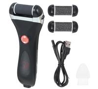 Éliminateur de Callosités Électrique Pieds 1200ma | ABS Quartz, Deux Modes, Noir, pour Massage Plantaire et Retrait des Peaux Mortes, Accessoire Pédicure
