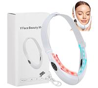 Éliminateur de Double Menton Appareil, Intelligent Lifting Visage Masseur Visage, EMS V Face Lifting Appareil Anti Rides Visage EMS Micro Courant Visage Double Menton Réducteur