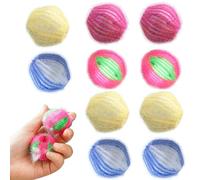 Éliminateur de peluches pour machine à laver, épilateur de poils d'animaux pour le linge - Machine à laver - Boule colorée pour la maison, l'appartement, le dortoir, l'hôtel