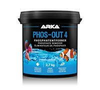 Éliminateur de phosphates Aquarium - MICROBE-LIFT Phos-Out 4 Granulés 5000 ML - absorbe PO4, silicates & colorants - Filtre Fer hydroxydé pour Eau Douce & Marine - pH Neutre, avec Sachet
