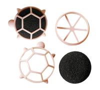 Éliminateur de Poils d'Animaux pour Linge,Collecteur de Peluches en Forme de Tortue - Lot de 2 - Capture les Poils d'Animaux en Machine,Pour Vêtements, Literie, Draps, Sèche-Linge, et les Tissus