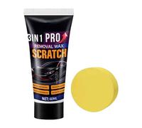 Éliminateur de rayures de voiture - 4,5 x 14 cm - Pâte de réparation anti-rayures de voiture - Design pratique - 60 ml - Durable - Fixation rapide avec retrait facile de l'abrasion - Nettoyage