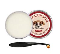 Éliminateur de Taches de Larmes pour Chiens - Pommade de Soin de 40 g avec Brosse - Éliminateur de Taches de Larmes pour Chats - pour vétérinaire, Maison, Voyage, Chiot, Animal de Compagnie
