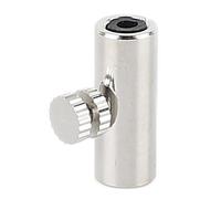 Éliminateur de tonalité de loup de violoncelle 2 pièces, suppresseur de cordes de violoncelle professionnel en métal, conception cylindrique, réduction du bruit, tube muet (Argent)