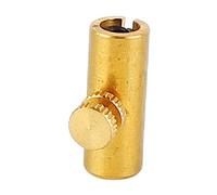 Éliminateur de tonalité de loup de violoncelle 2 pièces, suppresseur de cordes de violoncelle professionnel en métal, conception cylindrique, réduction du bruit, tube muet (Or)