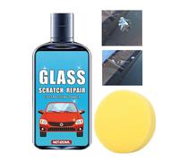 Eliminateur De Verre De Voiture - 120ml Revêtement De Verre Avec Éponge,Solution De Polissage De Vitrage De Voiture | Pour Camion SUV Garage Maison Déplacement Quotidien Voyage Detailing