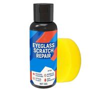 Éliminateur des rayures sur les lunettes, polissage avec crème de polissage de 30 g - Kit de nettoyage pour la réparation des rayures sur les lunettes | pour protection brillante, entretien et