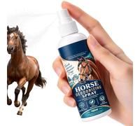 Éliminateur d'odeurs de cheval - 100 ml - Désodorisant naturel à base de | Spray désodorisant pour cheval - Pour intérieur et extérieur, champ, ferme, nettoyage, entraînement
