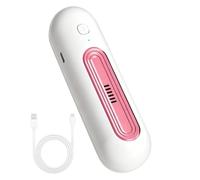 Éliminateur D'Odeurs Pour Animaux Filtre Silencieux Rechargeable Avec 2 | Éliminateur D'Odeurs Canines Pour La Maison Pour poubelle chambre salle de bain buanderie maison et sol Rose vif