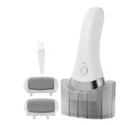 Éliminateur électrique de callosités - 3 modes de soins des pieds étanches, accessoire rotatif doux et, portable à piles | Appareil de pédicure électrique, de haute qualité, sûr, pratique