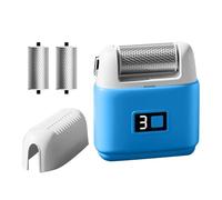 Éliminateur électrique de callosités des pieds, lime électrique pour les pieds durs | Brosse à trois têtes, machine à éliminer les callosités des pieds, broyeur électrique de pied, chargement USB