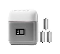 Éliminateur électrique de callosités pour les pieds,éliminateur électrique de callosités pour les pieds,Épurateur de pieds à trois têtes - Broyeur de pieds électrique, épurateur de pieds électrique, b