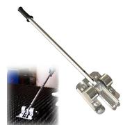 Éliminateur manuel de scories Éliminateur Manuel De Scories, Outil Nettoyage Grille Avec Longueur Réglable, Déchets Fondus Soudage Manuels, Élimination Des Support For Machine Découpe Thermique(8)