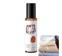Éliminateur statique de tissu - Spray pour vêtements 100 ml, rafraîchisseur d'odeur instantané, brume de protection des vêtements, réducteur d'adhérence du linge, formule désodorisante pour textiles |