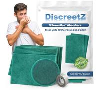 Éliminateurs de gaz nocifs à haute absorption ! Tampons de charbon de bois odorants et odorants. Solution de flatulence forte et malodorante. Éliminateur d'odeurs et de bruit de gaz, absorbeur