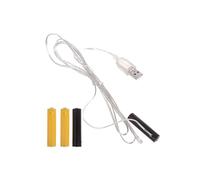 Éliminateurs de Piles AAA Virtual Eliminators Alimentés par USB pour Lumières D'Arbre de Noël, Lumières LED, Décoration de Remplacement 1-1