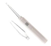 Élimination de Cérumen,Outil d'Hygiène Auriculaire LED | Curette Ergonomique et Pince pour Usage à Domicile, Voyage et Extérieur l'oreille, garantissant une hygiène rigoureuse tout en préservant l'in