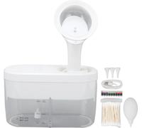 Élimination de la cire d'oreille 4 modes de nettoyage rechargeable outil plus propre drainage automatique arrosage eau kit blanc
