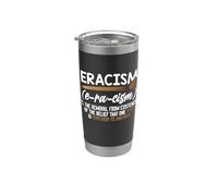 Élimination de l'éracisme Croyance « Une race supérieure » Mettre fin au racisme Gobelet isotherme en acier inoxydable double paroi