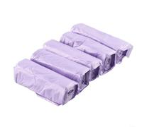 Élimination des déchets facile avec 5 rouleaux de sacs poubelle portables respectueux de l'environnement pour campeurs et festivaliers (violet)