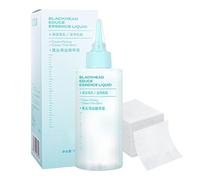 Élimination des - Kit de rinçage nasal de 150 ml, sérum nettoyant pour pores | Kit de tampon de compresse apaisant, liquide nettoyant pour la peau du nez pour l'extraction des points