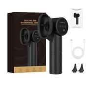 Élimination du cérumen avec bac à déchets monobloc, nettoyage 2 en 1 et séchage à l'air chaud, 5 modes de pression, nettoyage des oreilles, étanchéité IPX7, kit de nettoyage efficace des oreilles