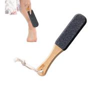 Élimine les callosités des pieds, outil de pédicure avec manche en bois, pour la maison, le salon, le voyage, la salle de bain, la douche, le spa, l'hydromassage, la peau, les talons fissurés, secs et