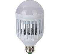 Élimine Les Insectes Jata Hogar MELI0220 et Ampoule avec 12 LED. Éclairage 380 LM. 4 Ampoules LED UV attrayantes. Utilisation intérieure et extérieure. Zone d'action : 30 m².