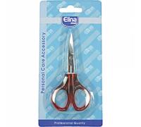 Elina 2 Pince à Cuticules Coupe-Ongles Courbe Argent Acier 9 cm