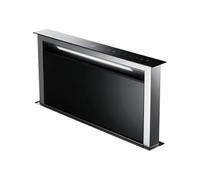 Roblin Elina 900 - Hotte - Courant descendant télescopique - largeur : 88 cm - profondeur : 12 cm - extraction et recirculation (avec kit de recirculation supplémentaire) - avec moteur interne - verre