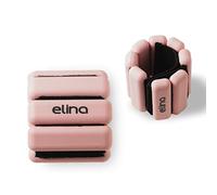 ELINA PILATES Bracelet de cheville réglable avec poids rose, 0,5 kg, Pilates, yoga, rééducation, entraînement sportif, cardio, fitness gym