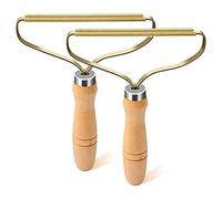 Elinala Rasoir Anti Bouloche, Brosse Anti Poil Manuel, Rasoir Fuzz pour Vêtements Portables Réutilisables en Métal 2 Pièces pour Eliminer Les Peluches des Vêtements et des Meubles