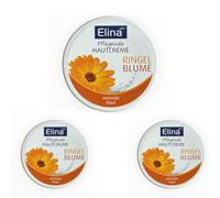 ELINAmed Lot de 3 crèmes pour la peau au souci - 150 ml