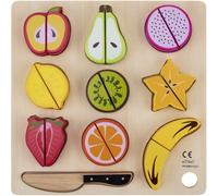 eliNeli Cutting Fruits fruits à découper en bois 18m+ 9 pcs