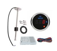 ELING 52 mm indicateur de niveau d'eau numérique 2 pouces avec rétroéclairage 0-190 Ohm avec unité d'émission de niveau d'eau de 400 mm Senso pour bateaux à moteur et yachts