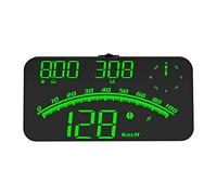 ELING Compteur de vitesse GPS affichage tête haute avec horloge de vitesse temps d'accélération longitude latitude boussole HUD pour voiture SUV camions