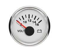 ELING Voltmètre Voltmètre 12V 8-16V avec rétro-éclairage 52mm(2") pour Auto RV SUV Moto