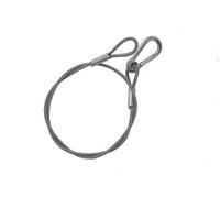 Elingue 4 mm, 85 cm argent -