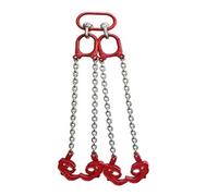 Élingue à chaîne, Élingue de chaîne, 1 tonne - élévateur de tambour d'huile de fer de 2 tonnes, réservoir d'huile de baril de seau en plastique de bride peut G80 élingue de chaîne(40020004 1T)