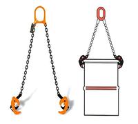 Élingue de chaîne, 0.5Ton-2T tambour Lifter pince seau baril réservoir d'huile peut chaîne élingue(40020001 0.5T)