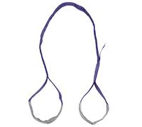 Élingue de levage de 1 tonne |Sangle en PES robuste de 30 mm pour le levage et le transport |Élingue plate à facteur de sécurité 5:1 pour machines/construction/utilisation (4m)