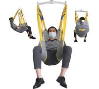 Élingue de Levage de Toilette, harnais de levage de patient, harnais de bain universel en maille harnais de levage de patient harnais de douche à jambes séparées pour les hôpitaux, les maisons de retr