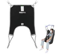 Élingue de Levage Patient Split-Leg 230 kg - Harnais de Transfert Confortable, Facilite l’Accès aux Toilettes, Poche Dorsale, Lavable Machine, Compatible Lève-Personne(Moyen)
